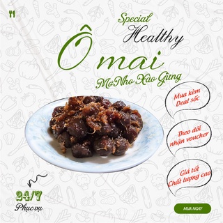 Ô mai mơ nho xào gừng bà Thu chính hiệu