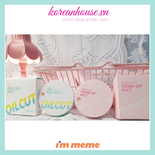 [Chính hãng] PHẤN PHỦ KIỀM DẦU I'M MEME SKIN MATTIFYING OIL CUT PACT 9.5g