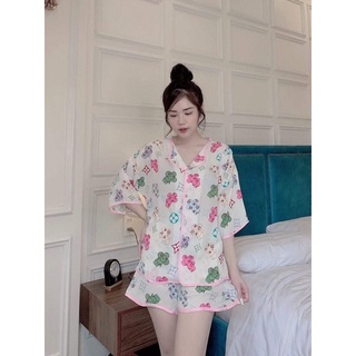 pizama đui Fom dơi siêu xinh lụa Mango (42-63kg)