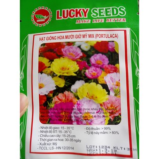 HẠT GIỐNG HOA 10H MỸ MIX (PORTULACA)