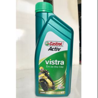 Dầu nhớt xe số Castrol Vistra Activ 20w50 4 thì, 800ml