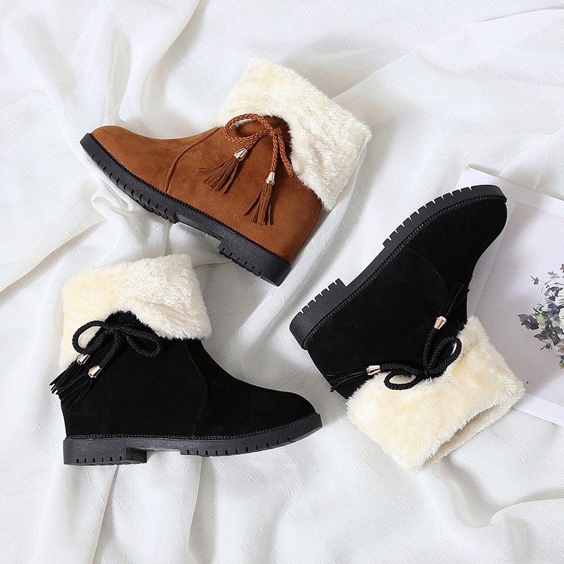 BỐT NỮ DA LỘN LÓT LÔNG  SIÊU HOT - ĐỘN 3CM | BigBuy360 - bigbuy360.vn