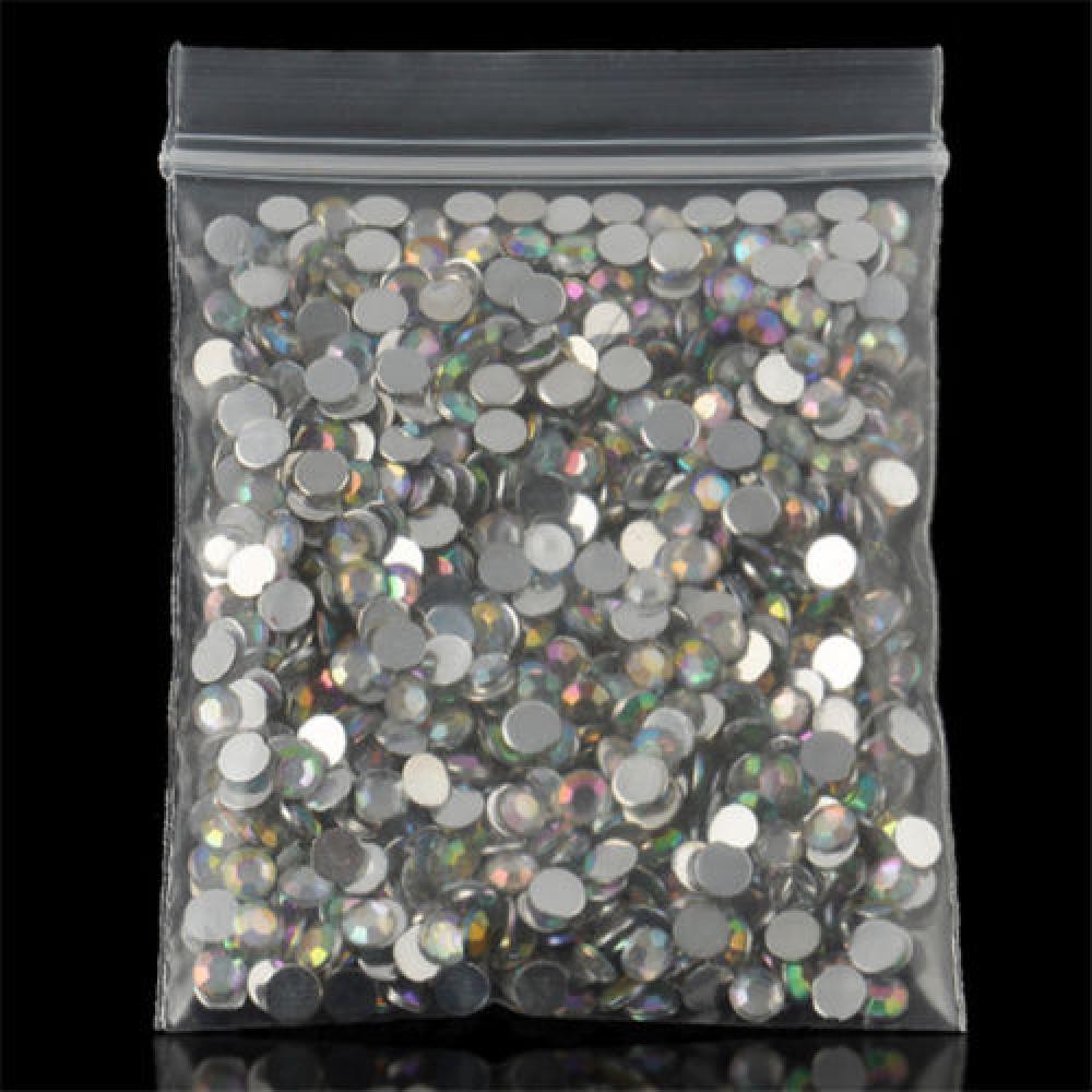 1000 Hạt Nhựa 3Mm Đính Móng Nghệ Thuật