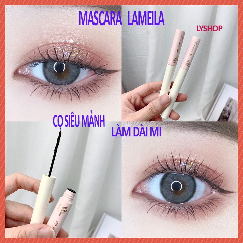 Mascara LAMEILA 3D  cọ siêu mảnh giúp làm dài mi  mascara lameila nội địa trung LYSHOP A39