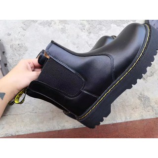 Boots da lì cổ thấp đế cao cá tính