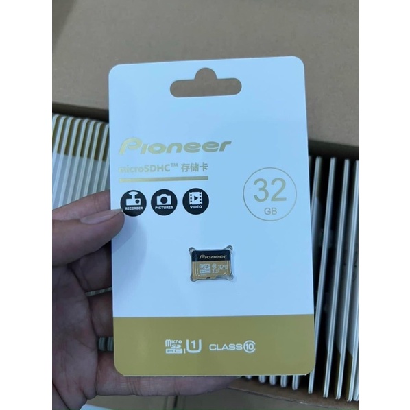 Thẻ nhớ 32G Pioner Class 10 – chuyên dụng cho CAMERA tốc độ cao 95Mb - 140Mb/s tương thích cao