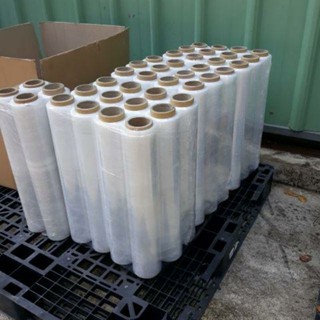 Màng Pe Quấn hàng 50cm Màng quấn pallet bọc hàng hóa dày dặn dính chắc chắn Nặng 2.4KG ( Bao Bì Khả Anh)