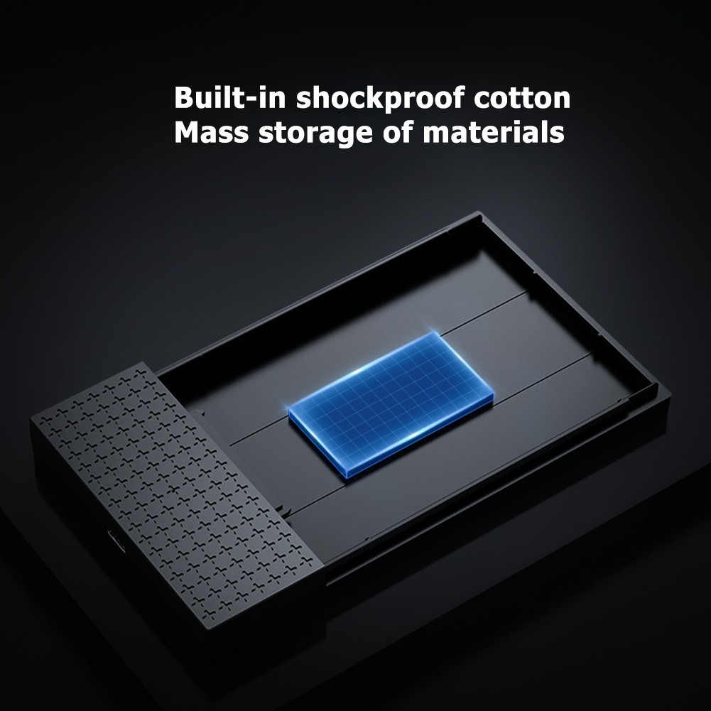 Hộp ổ cứng 2.5'' USB 3.1 Type C ORICO 2526C3-BK | BigBuy360 - bigbuy360.vn