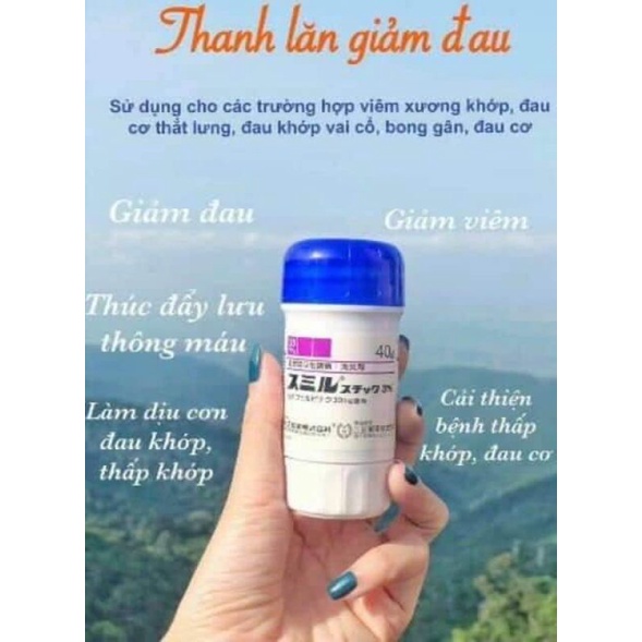 Thanh lăn giảm đau thần tốc Smil Stick Nhật Bản