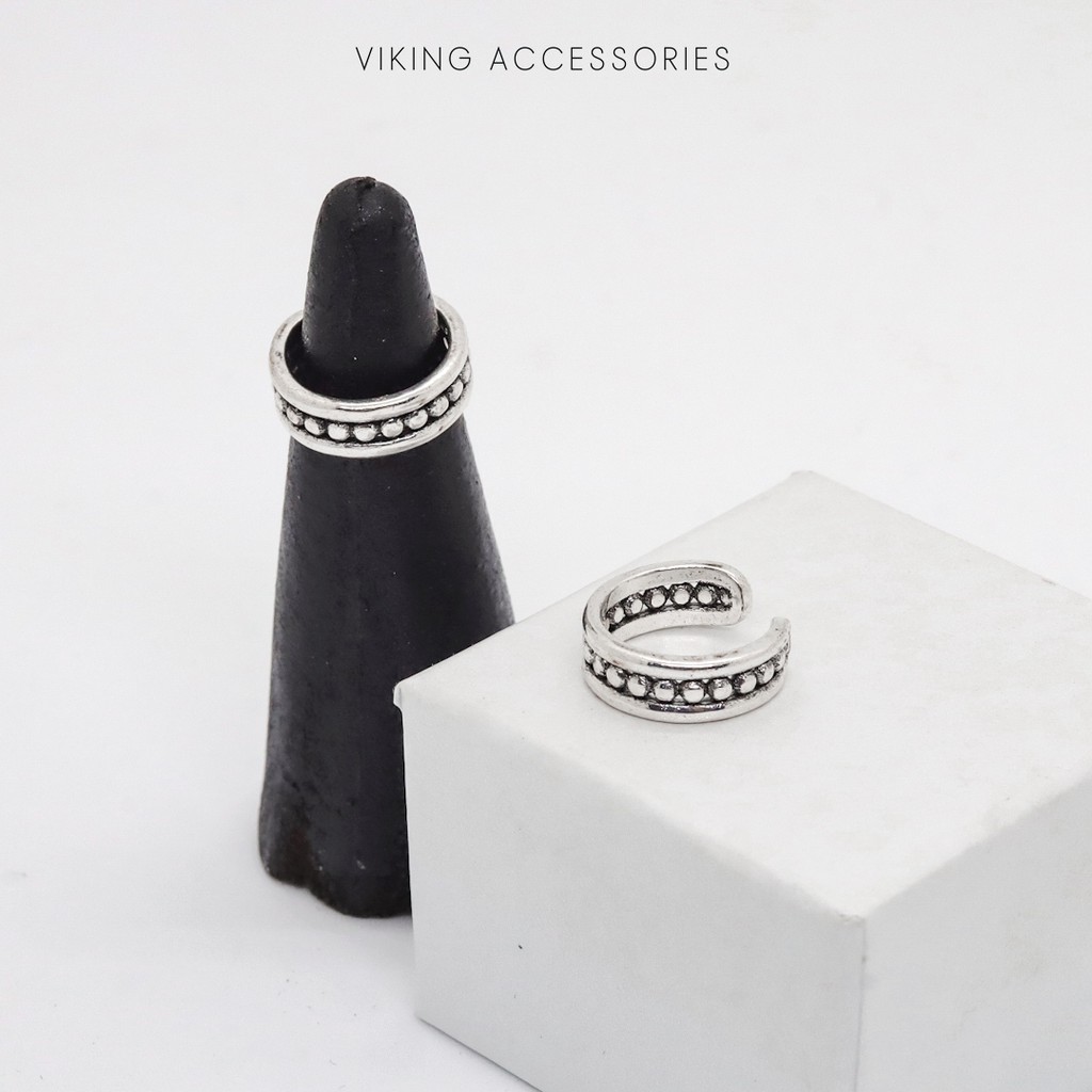 Khuyên Tai Bông Tai Nữ Kẹp Vành Tai Phong Cách Giả Cổ Không Cần Bấm Lỗ