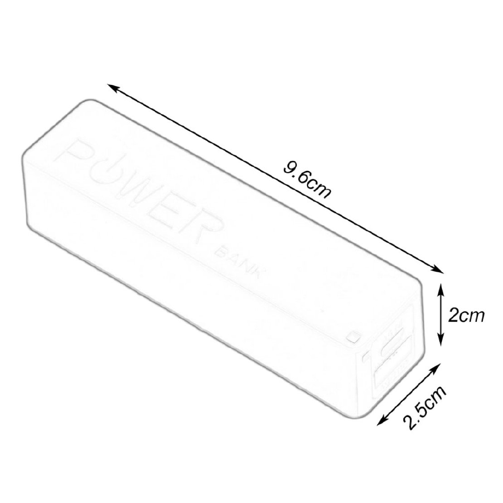 Hộp đựng pin sạc dự phòng 2600mah 18650