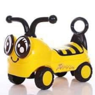 Xe bơi chòi chân con ong cho bé có nhạc + đèn (Xe lắc đầu ong)