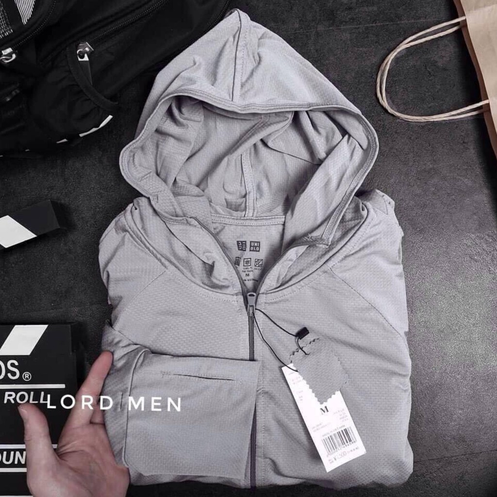 Áo Khoác Chống Nắng Nam Thời Trang Cao Cấp Chất Mát Không Nhăn Khóa Kéo Trùm Tay Có Mũ Trùm Đầu Có Túi Đựng 4 Túi | BigBuy360 - bigbuy360.vn