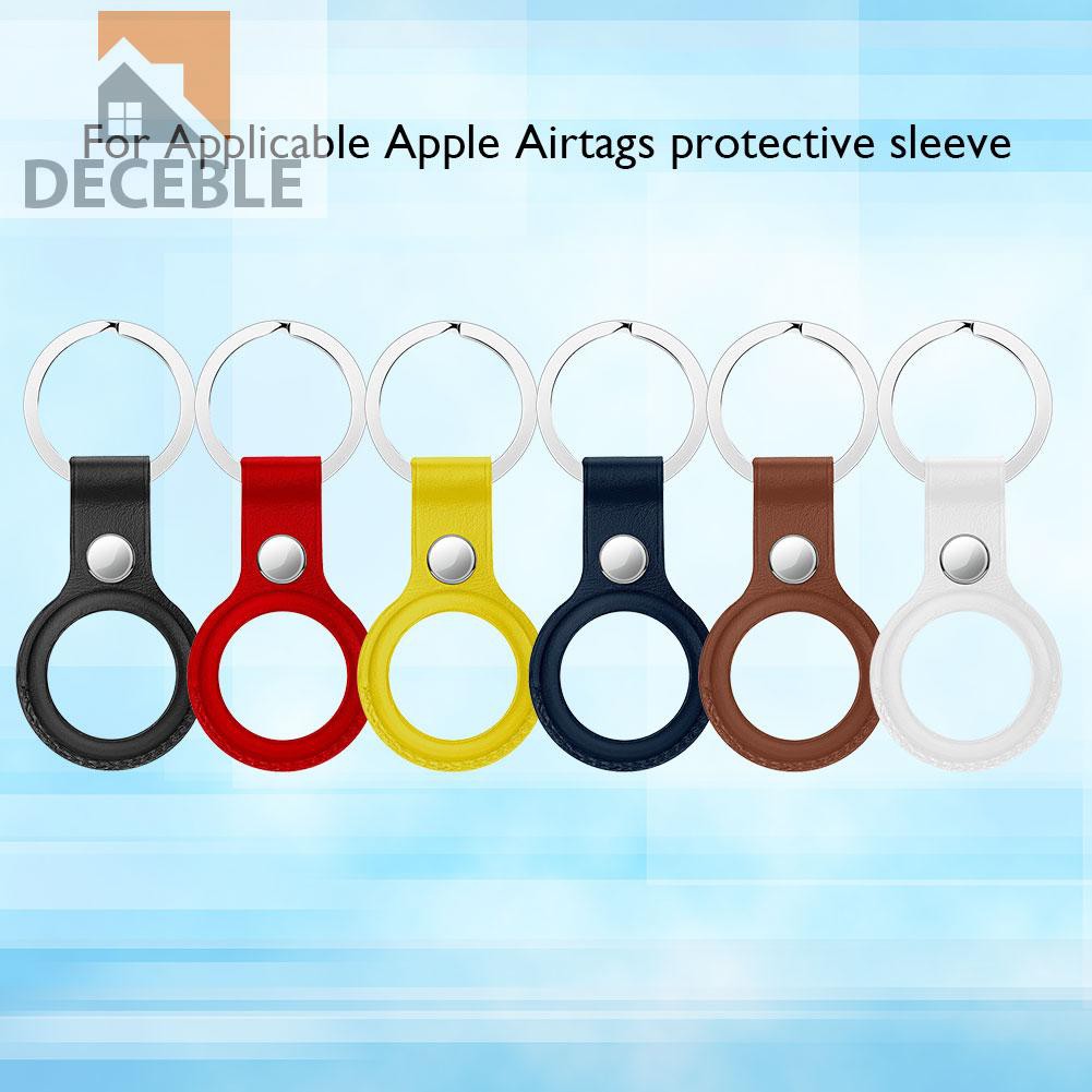 Vỏ Bảo Vệ Hộp Sạc Tai Nghe Apple Airtag Bằng Da Pu Có Móc Khóa | BigBuy360 - bigbuy360.vn