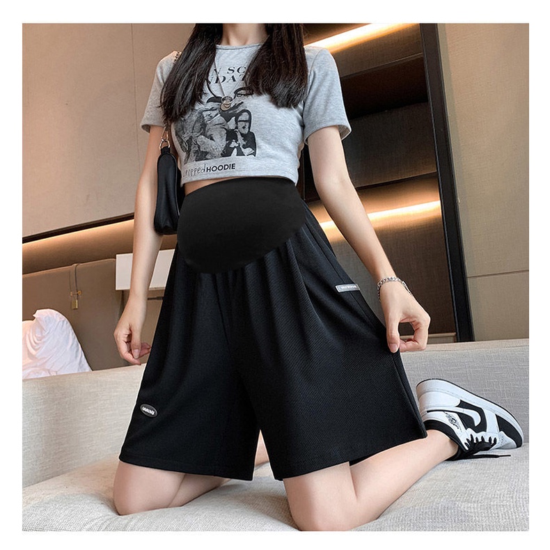 Quần short ống rộng size lớn mặc bên ngoài cho phụ nữ mang thai