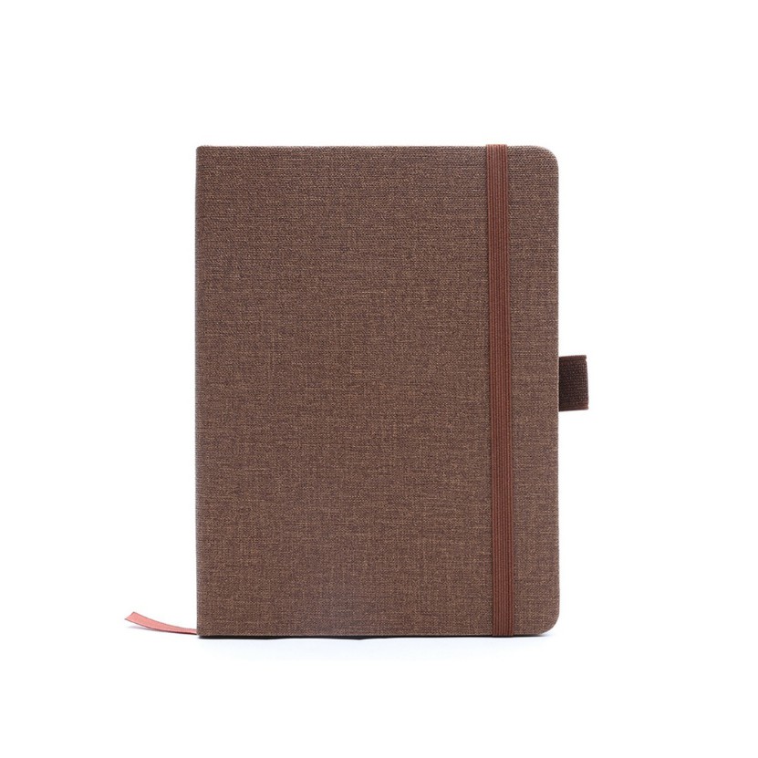 Sổ tay Blueangel notebook mini bìa vải PUL-KN12 nâu gỗ 160 trang