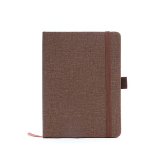Sổ tay Blueangel notebook mini bìa vải PUL-KN12 nâu gỗ 160 trang