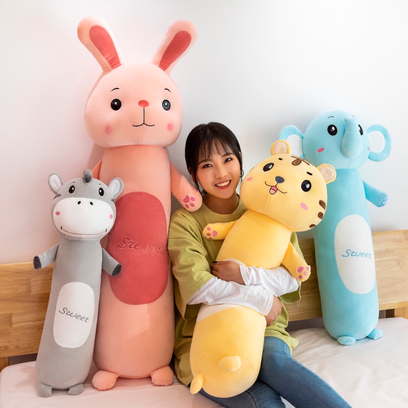 Gối ôm gấu bông hình thú nhồi bông ngộ nghĩnh đáng yêu chất lượng mềm mịn vải miniso BUMBEAR SHOP