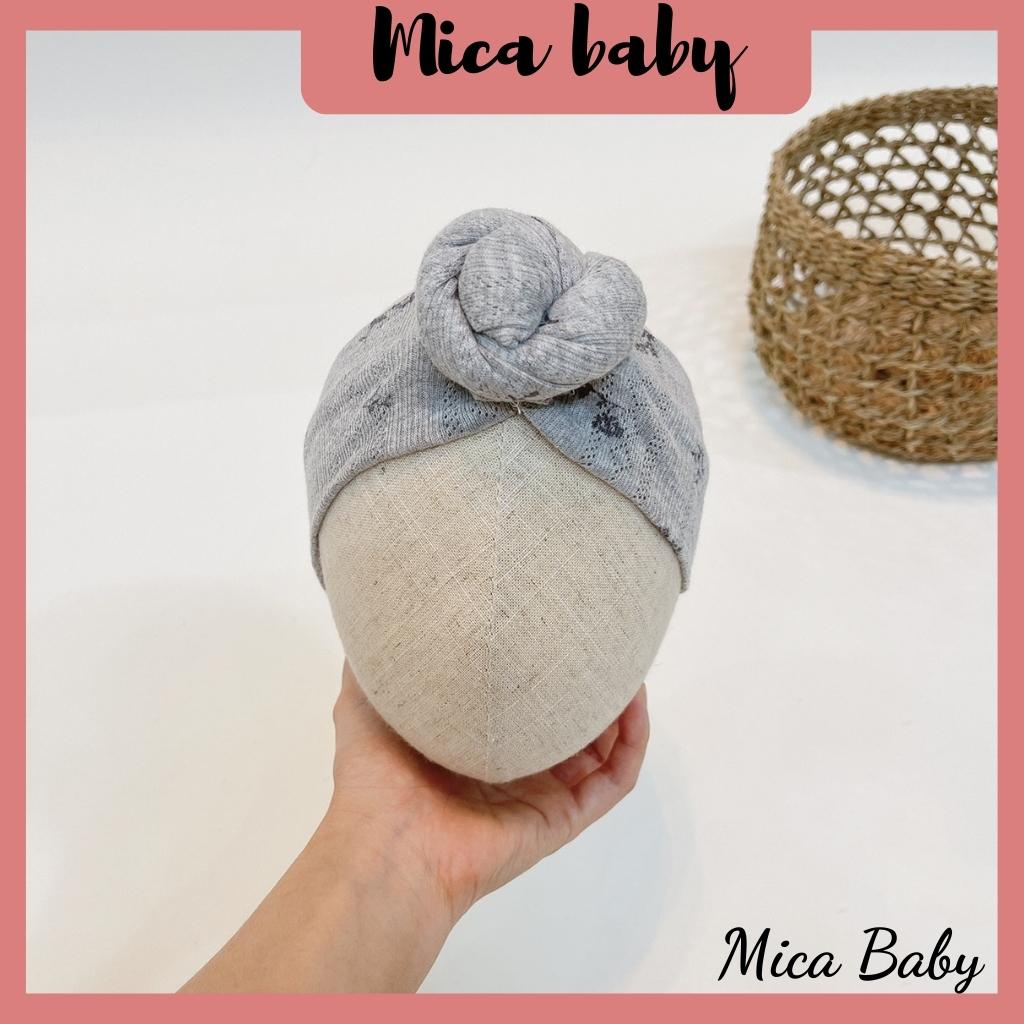 Băng đô mềm mại thoáng khí bản xoắn ốc dễ thương cho bé Mica baby BD05