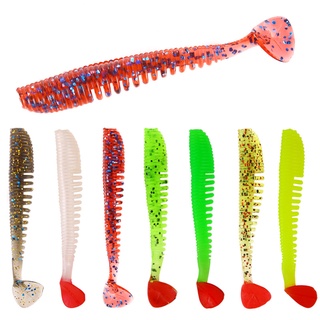 Mồi câu cá giả hình chữ t mềm 8cm / 2.5g