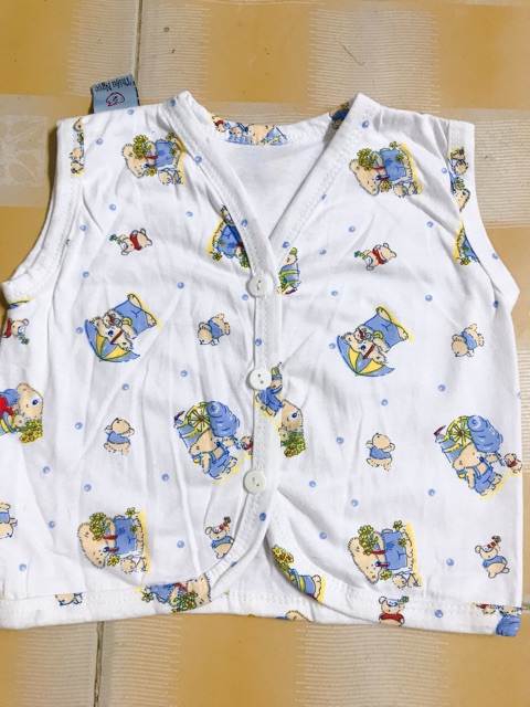 Áo gile cotton 2lớp cho bé - 100% cotton hàng loại đẹp