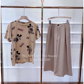 Bán sỉ set mickey quần ống sớ
