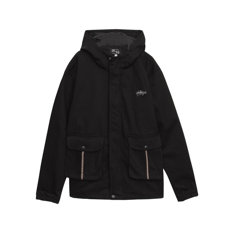 Áo khoác nam nữ kaki JKSG, jacket unisex Hallelujah có lớp lót dù bên trong, áo khoác có nón, áo khoác chống nắng tốt