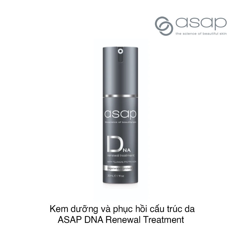 [HÀNG NHẬP KHẨU] Kem Dưỡng Và Phục Hồi Cấu Trúc Da Asap Dna Renewal Treatment With Telomere Protection Ngừa Lão Hóa