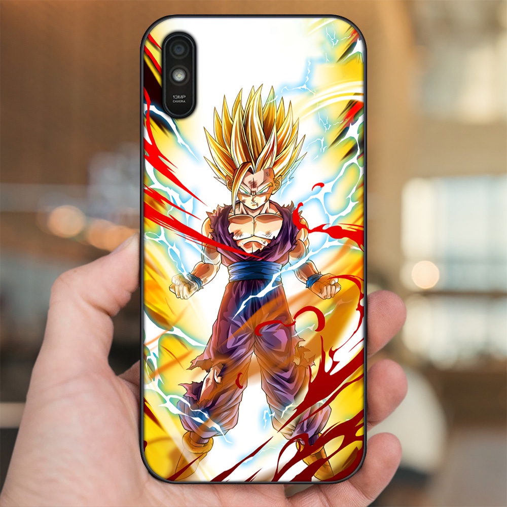 Ốp lưng Xiaomi Redmi 9A viền đen in hình Gohan Dragon Ball