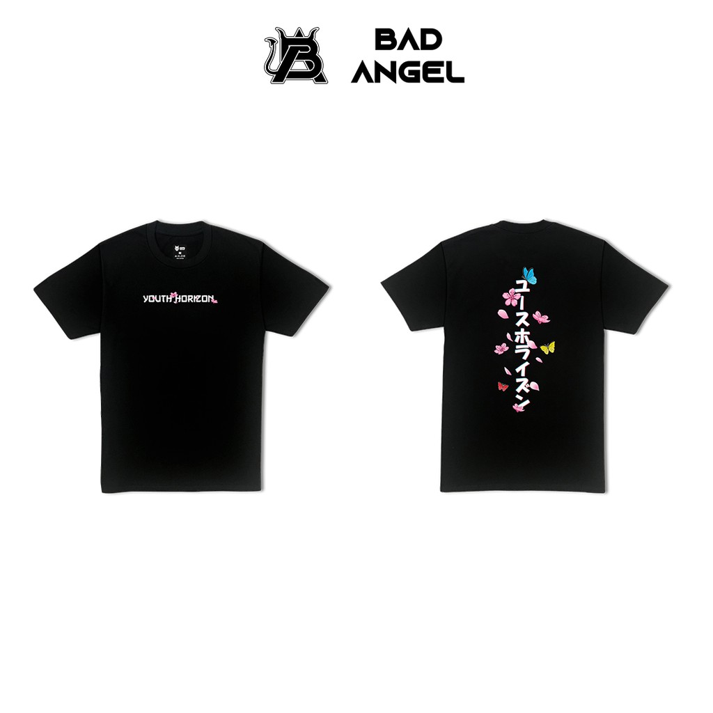 Áo thun unisex họa tiết chữ Nhật - badangel.vn