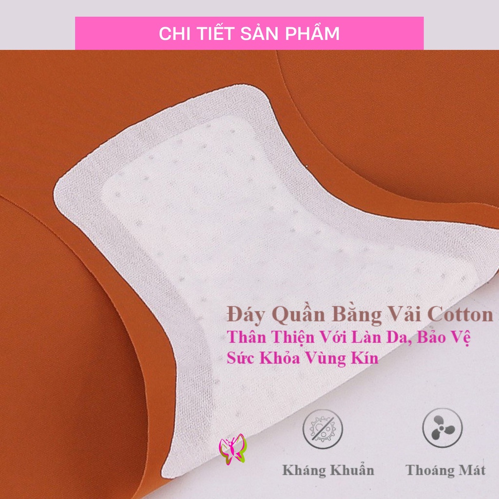 Quần lót nữ su đúc thun lạnh không đường may cao cấp, trẻ trung, thoải mái, thoát mát (MS 03107) Anna Shop