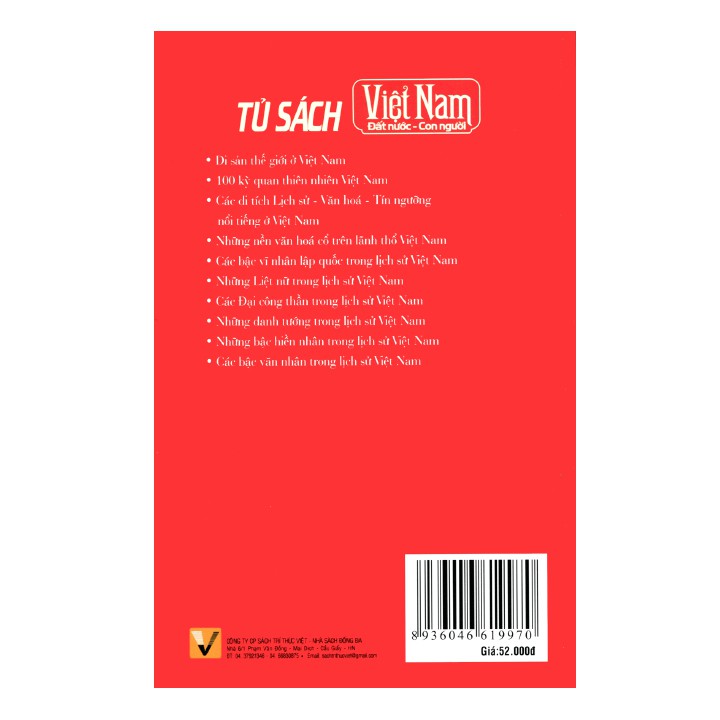 Sách lịch sử - Các di tích, lịch sử, tín ngưỡng văn hóa nổi tiếng ở Việt Nam | BigBuy360 - bigbuy360.vn