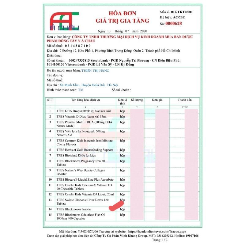 (Đủ bill)  Viên uống đẹp da bổ sung vitamin B3 - Blackmores Insolar 60 viên | BigBuy360 - bigbuy360.vn