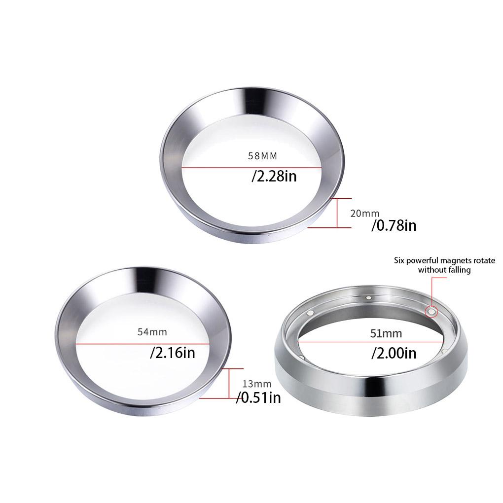 Vòng Cố Định Bột Cà Phê Bằng Thép Không Gỉ