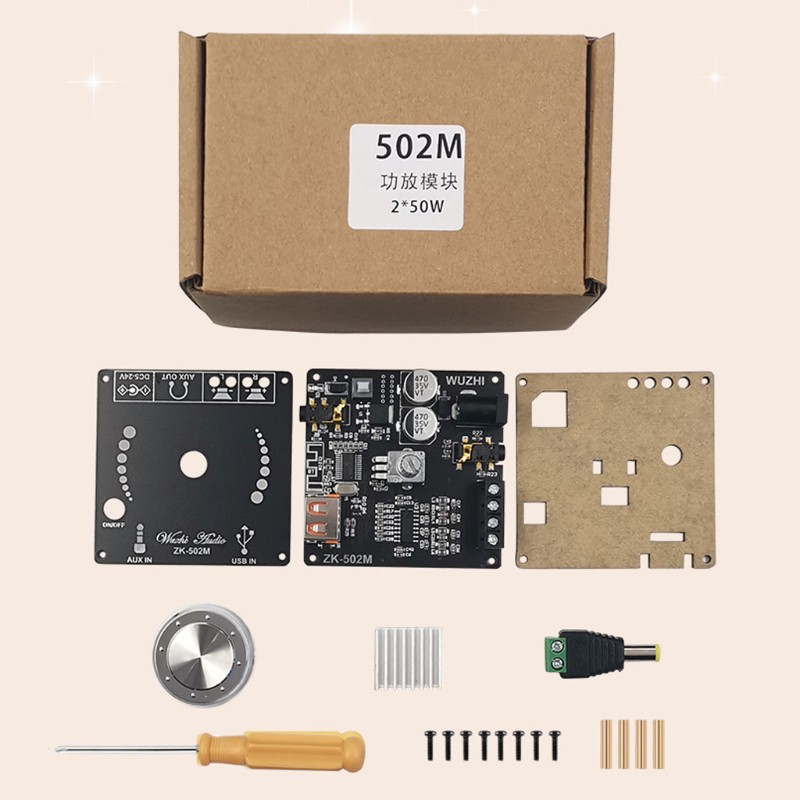 Bảng Mạch Khuếch Đại Âm Thanh Bluetooth 2.0 Lidu Zk-502M