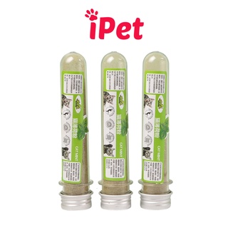 Cỏ Mèo (Catnip) Ống 10g, Ống Cỏ Bạc Hà Catnip Cho Mèo Chơi - iPet Shop