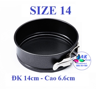 Khuôn nhôm springform tròn 14cm