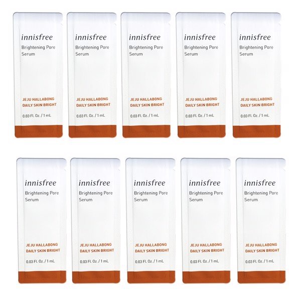 Sample 1ml Tinh Chất Giảm Nám, Trắng Da, Se Khít Lỗ Chân Lông Innisfree Brightening Pore Serum