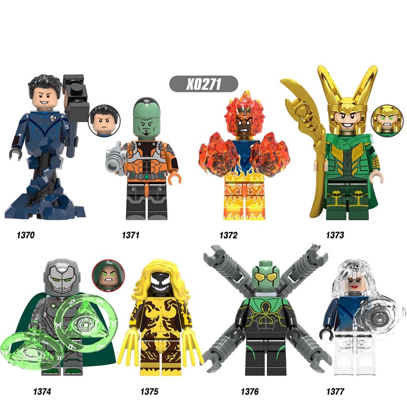 Bộ Đồ Chơi Lắp Ráp Mô Hình Siêu Anh Hùng Cho Trẻ Em