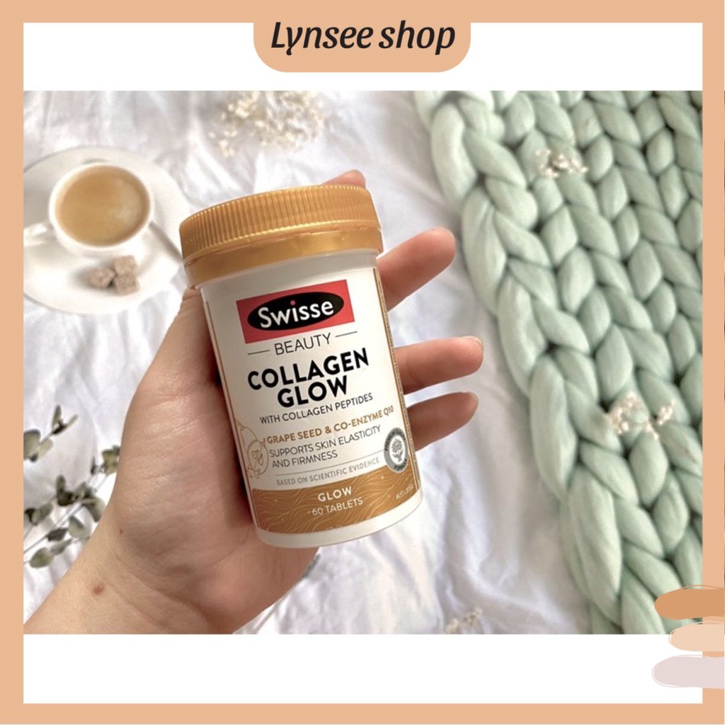 Viên Uống Đẹp Da Collagen Glow Swisse Úc - Lynsse Shop