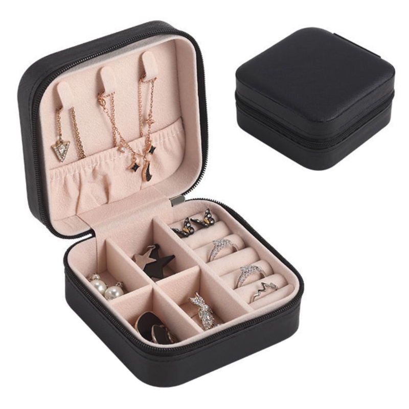 Hộp Đựng Trang Sức Bằng Da PU Sang Trọng