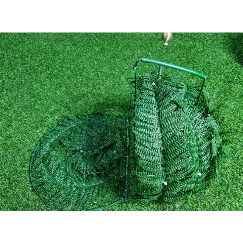 Lụp bẫy cuốc cánh tròn. full inox. lợp lá dương sỉ. tặng chuông đồng
