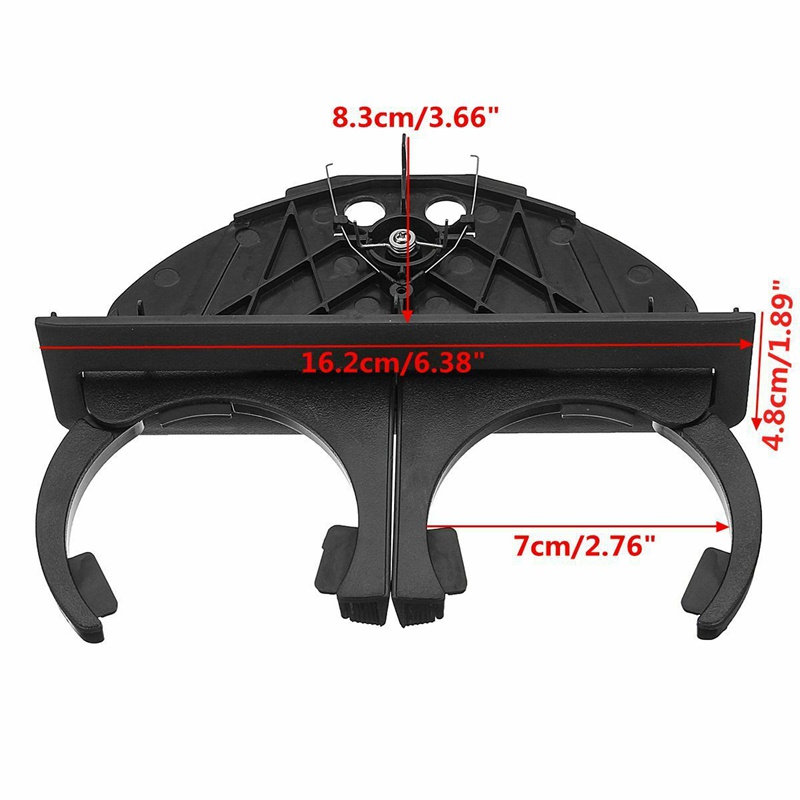 Giá Đỡ Cốc Uống Nước Hai Ngăn Màu Đen Cho BMW 525I 528I 530I 540I 5 Series E39 51168184520