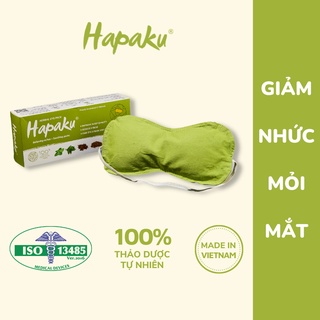 Túi Chườm Mắt Thảo Dược Hapaku, Giảm Nhức Mỏi Mắt, Thư Giãn Ngủ Ngon