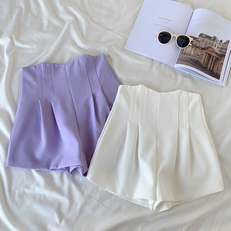 Quần đùi nữ cạp cao HM09 siêu đẹp  - ĐĂNG QUANG FASHION