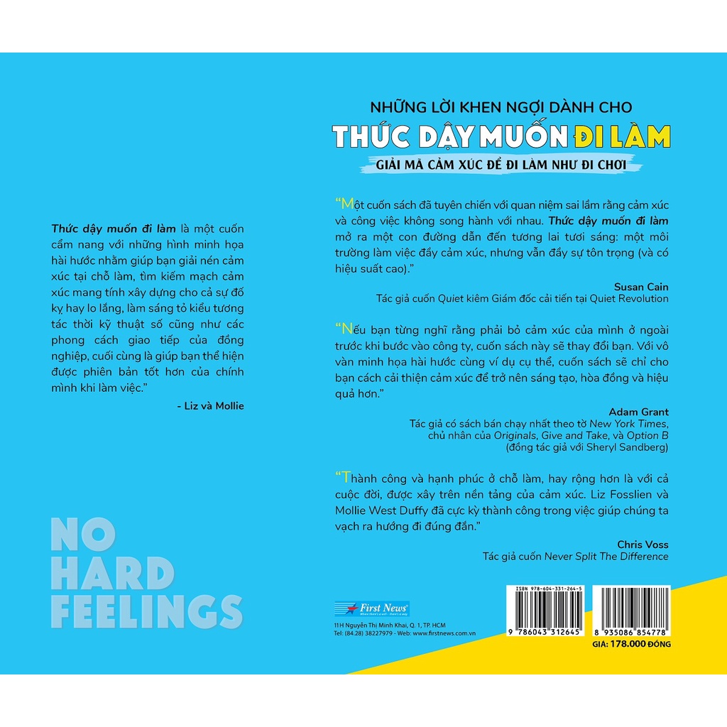 Sách - Thức Dậy Muốn Đi Làm - No Hard Feelings