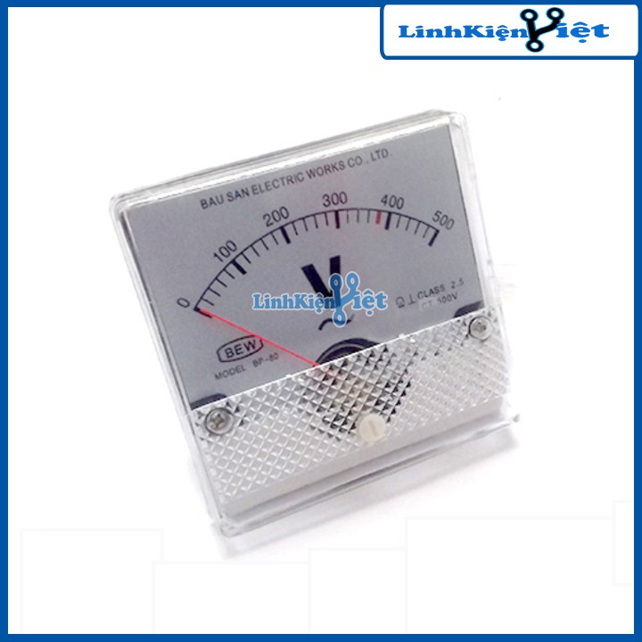 Đồng hồ đo vôn kế xoay chiều BEW 8x8x3.5Cm