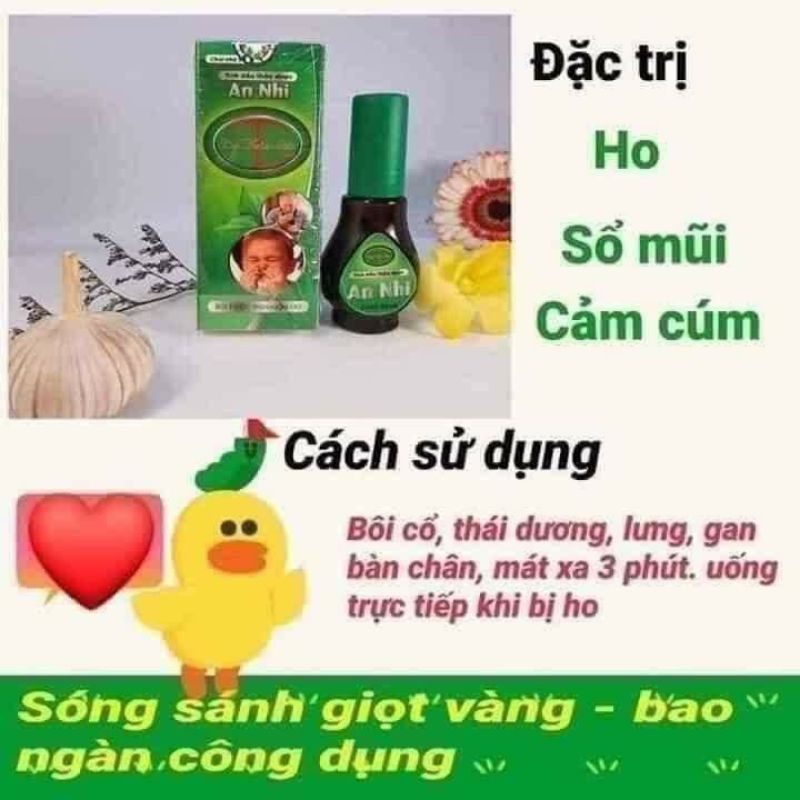 Tinh dầu an nhi dạ thảo liên