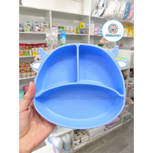 KHAY ĂN DẶM SILICON CON BÒ