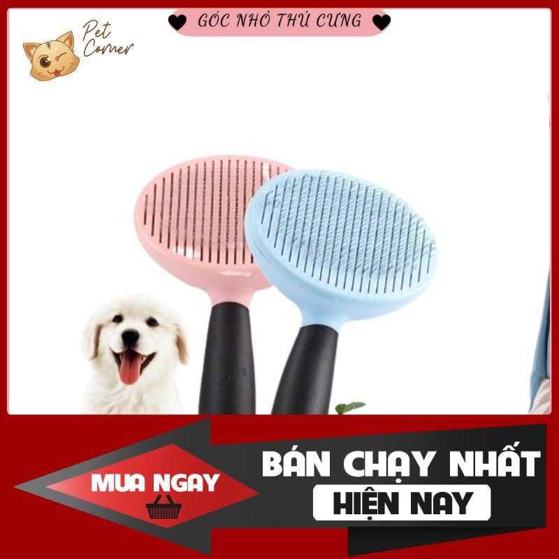 [❌GIÁ SỈ❌] Lược chải lông chuyên dụng có nút bấm nhả lông cho thú cưng (Lược chải lông, gỡ rối lông cho chó mèo) ❤️